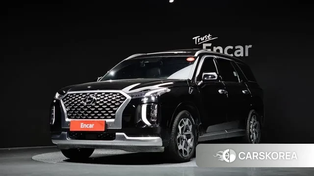 Hyundai Palisade 2021 Черный из Кореи
