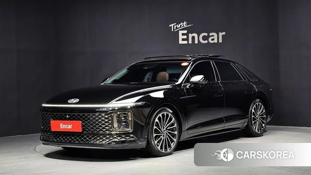 Hyundai Grandeur Hybrid (GN7) 2023 Черный из Кореи