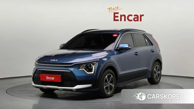 Kia Di Ol Nu Niro 2022 Синий из Кореи