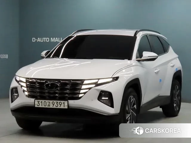 Hyundai Tucson Hybrid (NX4) 2021 Белый из Кореи
