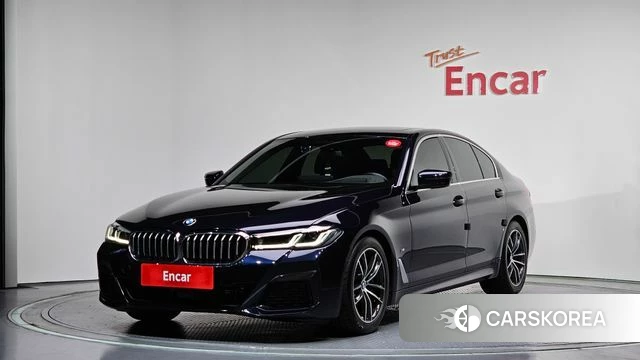 BMW 5 Series (G30) 2022 Черный из Кореи