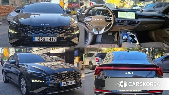 Kia K8 2021 Черный из Кореи