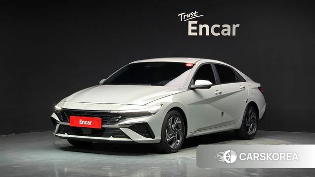 Hyundai The New Avante (CN7) 2024 Серебристо-серый из Кореи