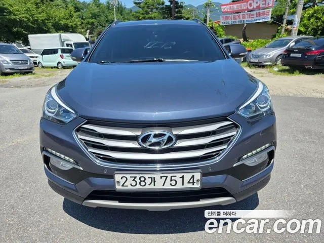 Hyundai Santa Fe The Prime 2018 Синий из Кореи