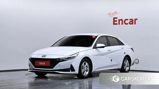 Hyundai Avante (CN7) 2022 Белый из Кореи