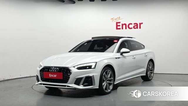 Audi A5 (F5) 2020 Белый из Кореи