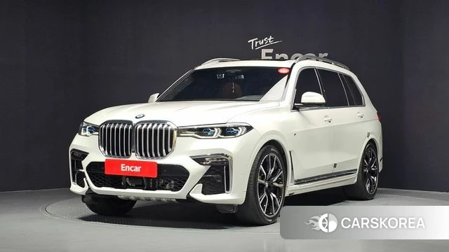 BMW X7 (G07) 2021 Белый из Кореи