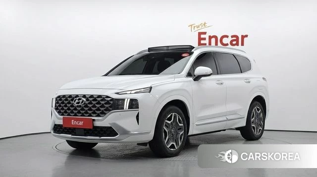 Hyundai The New Santa Fe 2021 Белый из Кореи