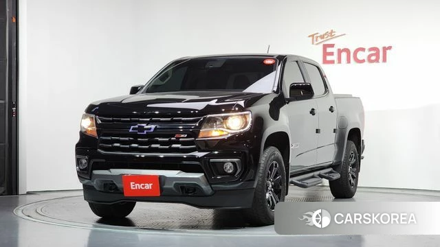 Chevrolet (GM Daewoo) Real New Colorado 2021 Черный из Кореи