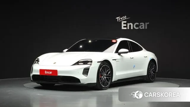 Porsche Taycan 2021 Белый из Кореи