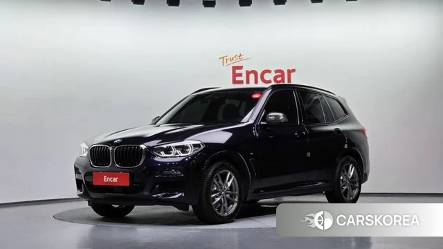 BMW X3 (G01) 2021 Черный из Кореи