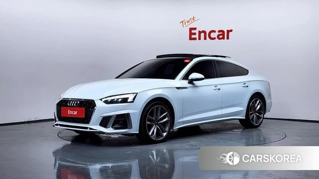 Audi A5 (F5) 2020 Белый из Кореи