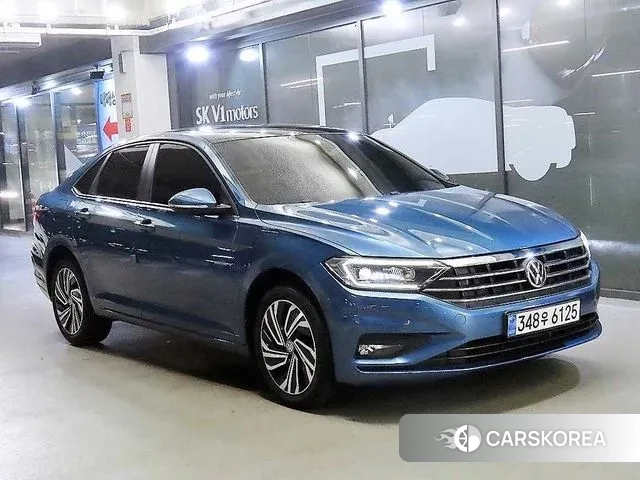 Volkswagen 7th Generation of Jetta 2020 Синий из Кореи