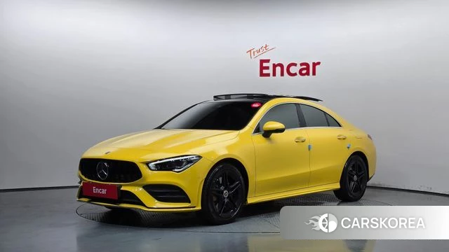 Mercedes-Benz CLA-Class C118 2020 Желтый из Кореи