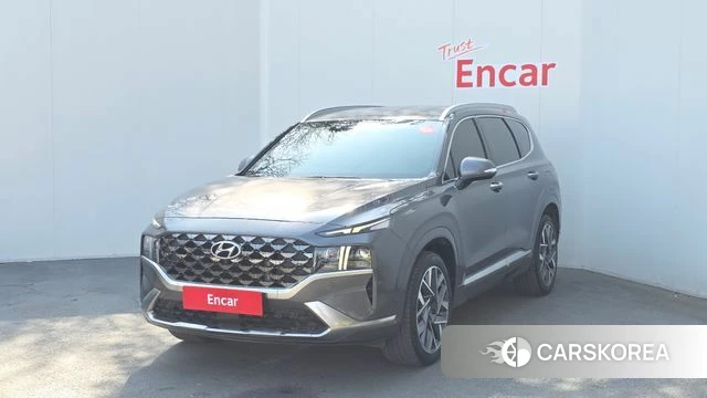 Hyundai The New Santa Fe 2022 Серый из Кореи