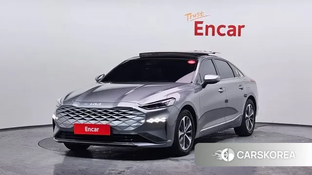 Kia K8 Hybrid 2021 Серебристо-серый из Кореи