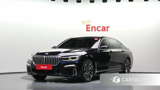 BMW 7 Series (G11) 2021 Черный из Кореи