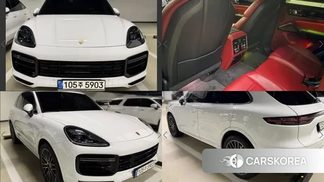 Porsche Cayenne (PO536) 2019 Белый из Кореи