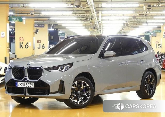 BMW X3 (G45) 2024 Серебристо-серый из Кореи