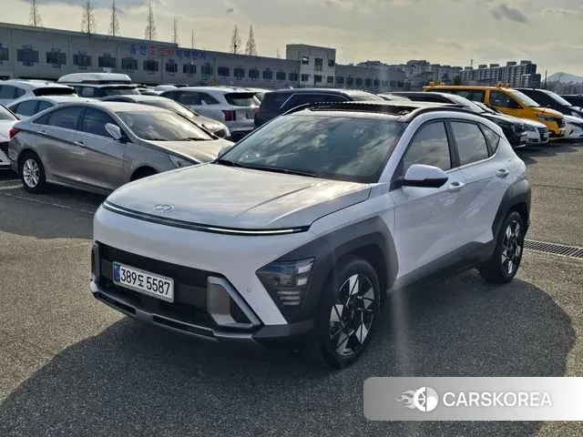 Hyundai Kona Hybrid (SX2) 2023 Белый из Кореи