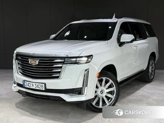 Cadillac Escalade 5th Generation 2023 Белый из Кореи