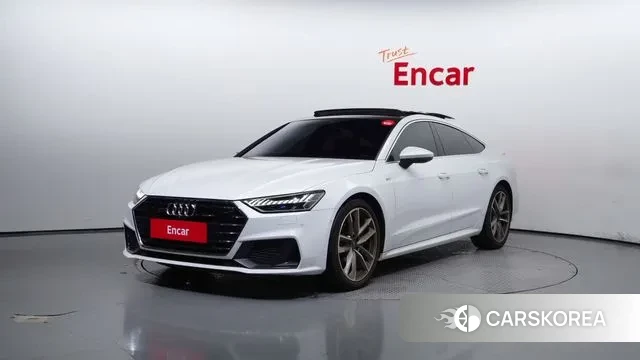 Audi A7 (4K) 2021 Белый из Кореи