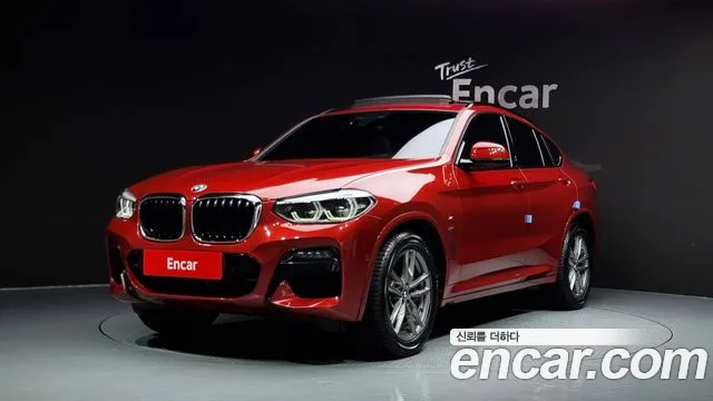 BMW X4 (G02) 2020 Красный из Кореи