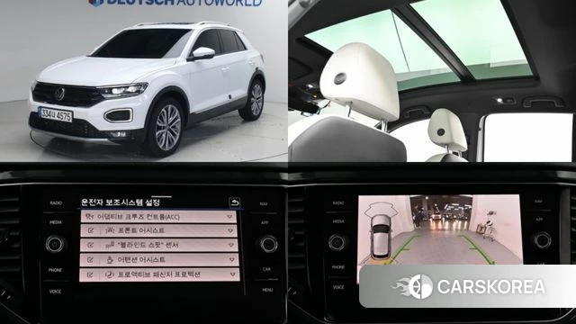 Volkswagen T-Roc 2021 Белый из Кореи