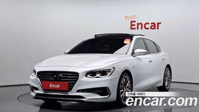 Hyundai Grandeur IG Hybrid 2019 Белый из Кореи