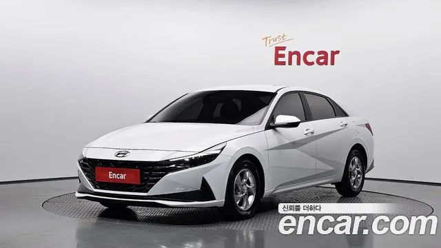 Hyundai Avante (CN7) 2020 Белый из Кореи