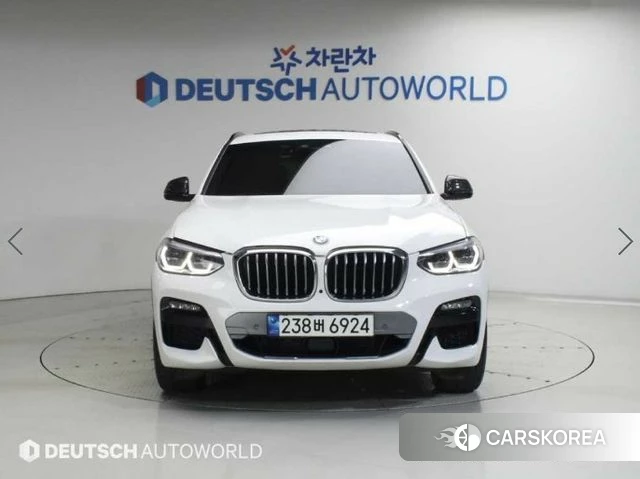 BMW X4 (G02) 2021 Белый из Кореи