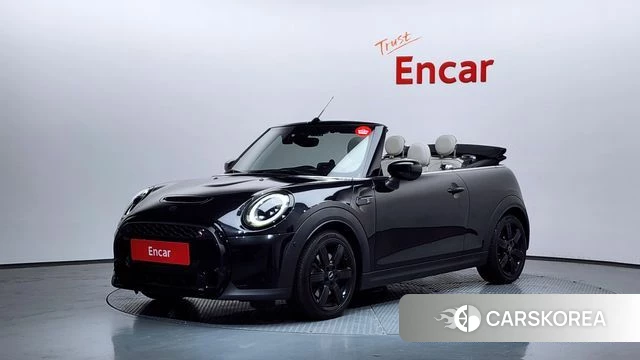 Mini Cooper S Convertible 2023 Черный из Кореи