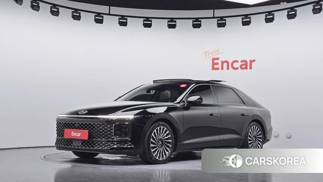 Hyundai Grandeur Hybrid (GN7) 2023 Черный из Кореи
