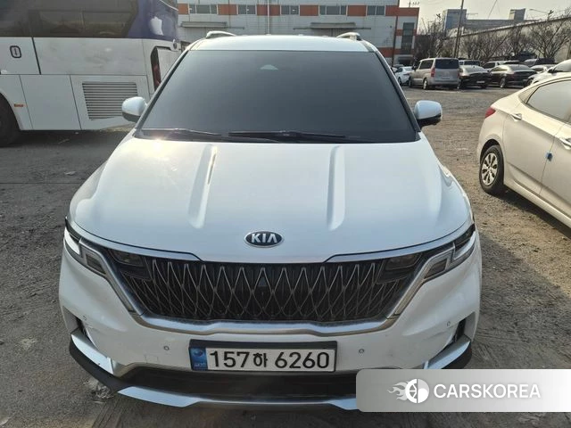 Kia Carnival 4th generation 2021 Белый из Кореи