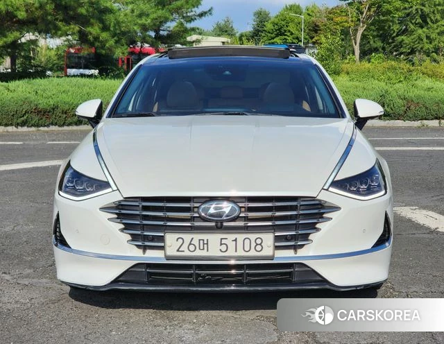 Hyundai Sonata (DN8) 2019 Белый из Кореи