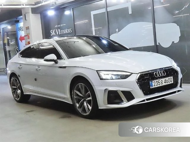 Audi A5 (F5) 2020 Белый из Кореи