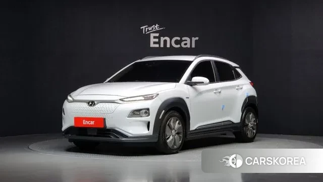 Hyundai Kona Electric 2018 Белый из Кореи