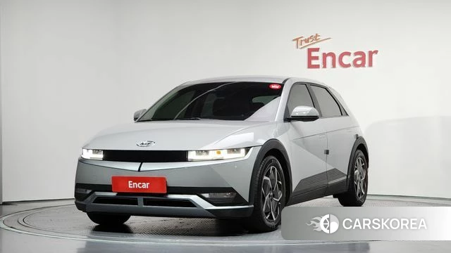 Hyundai Ionic 5 2022 Серебристо-серый из Кореи