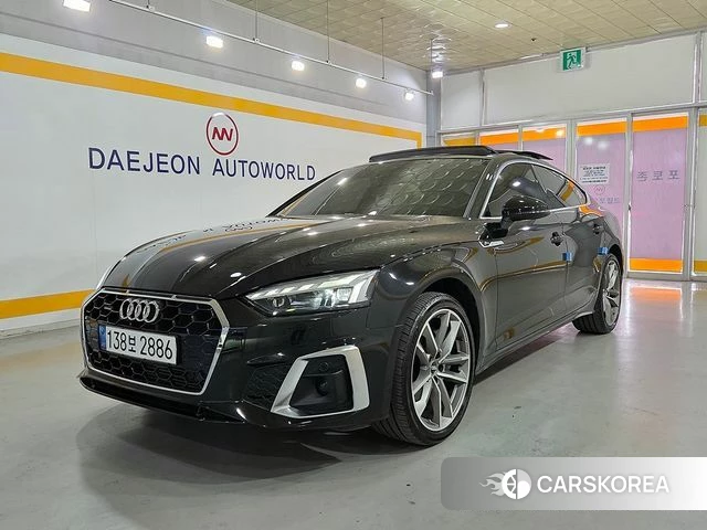 Audi A5 (F5) 2020 Черный из Кореи