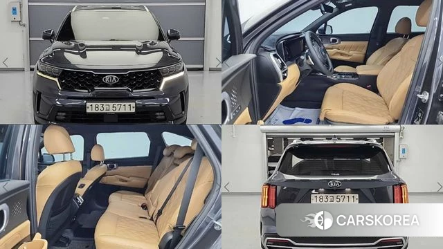 Kia Sorento 4th Generation 2020 Серый из Кореи