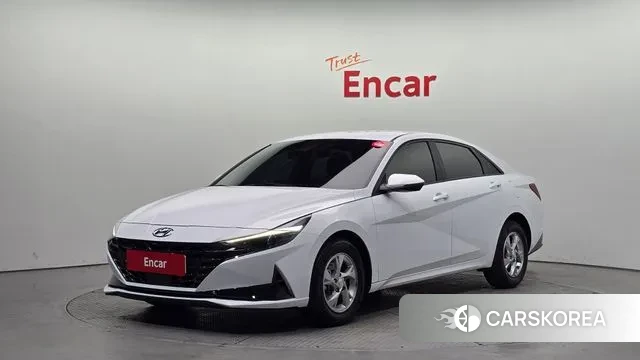 Hyundai Avante (CN7) 2021 Белый из Кореи