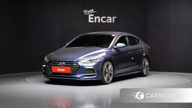 Hyundai Avante AD 2018 Синий из Кореи