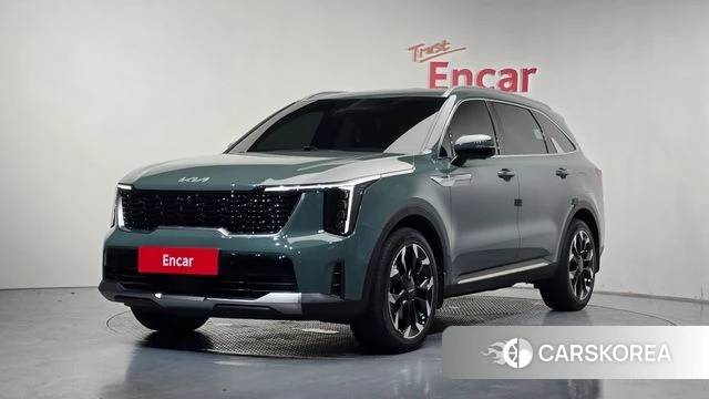 Kia The New Sorento 4th Generation 2024 Зеленый из Кореи
