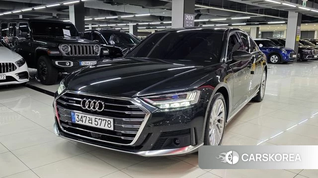 Audi A8 (D5) 2021 Серый из Кореи