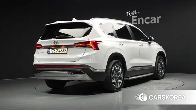 Hyundai The New Santa Fe 2021 Белый из Кореи