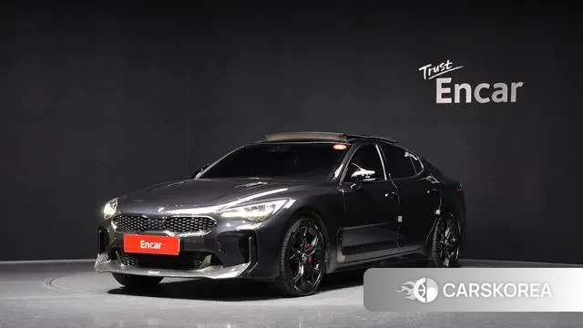 Kia Stinger 2018 Серый из Кореи