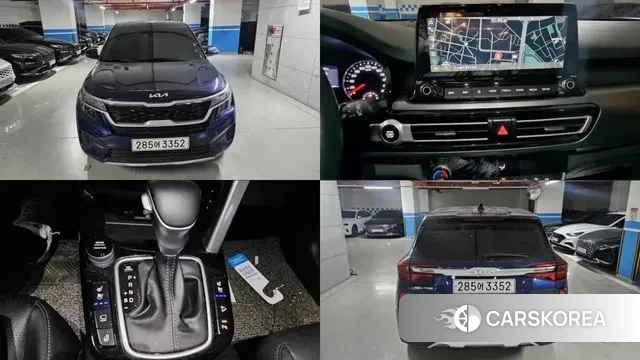 Kia Seltos 2021 Синий из Кореи