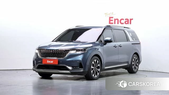 Kia Carnival 4th generation 2023 Небесно-голубой из Кореи