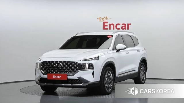 Hyundai The New Santa Fe 2023 Белый из Кореи