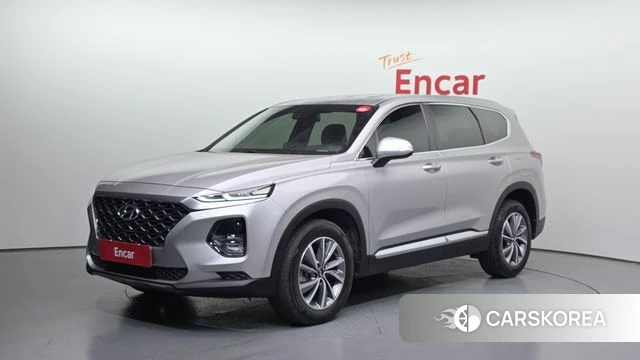 Hyundai Santa Fe TM 2019 Серебристо-серый из Кореи
